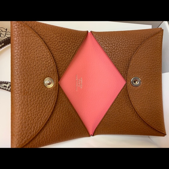 Authentic Hermès Calvi Verso Card Holder - Picture 2 of 6